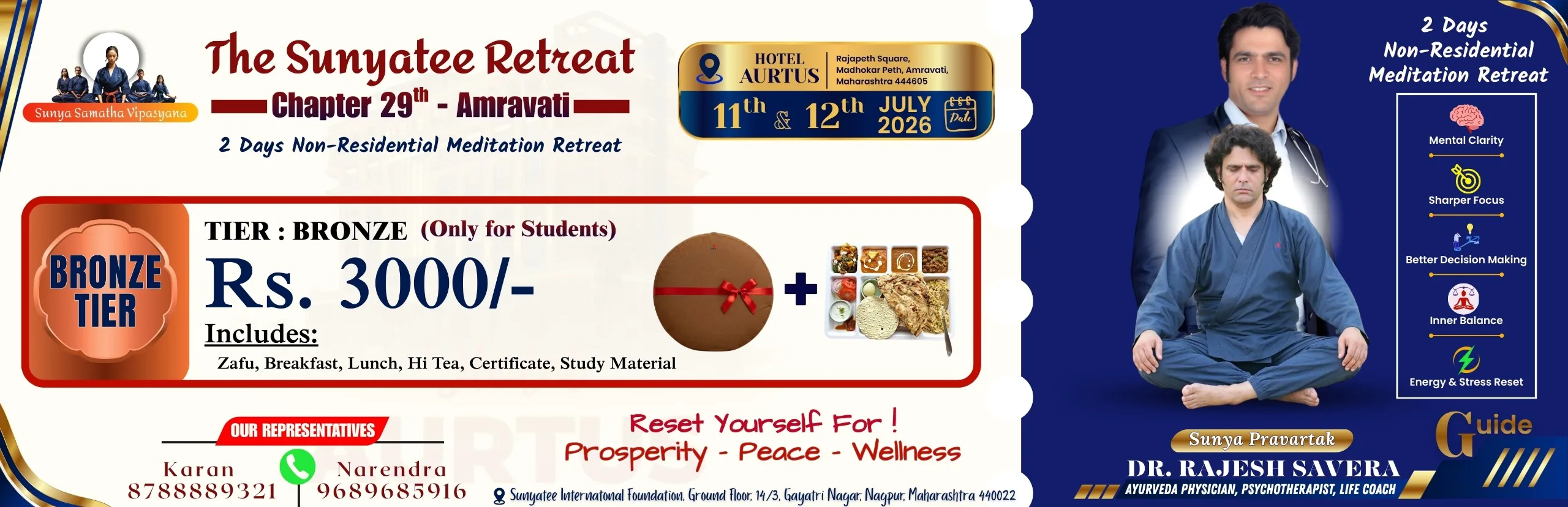 Upcoming Retreat Student Ticket